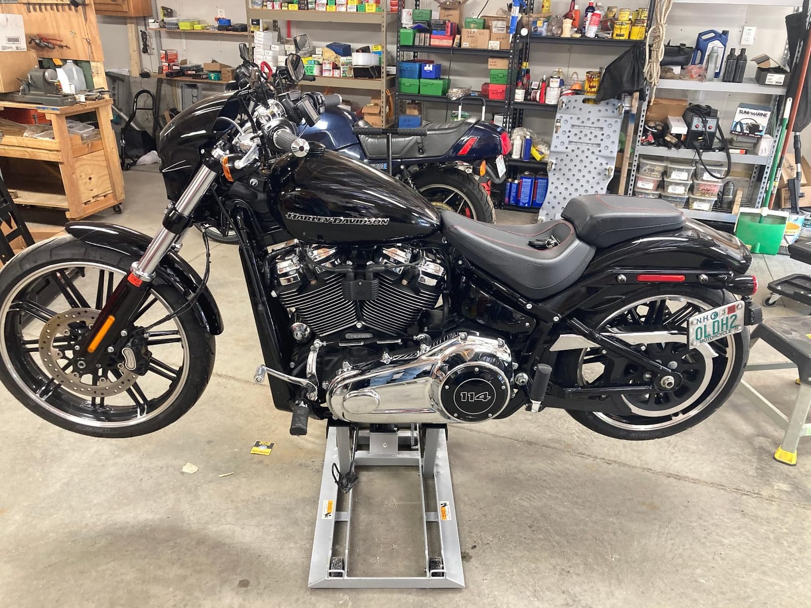 OTC 1545 Ultra Low Profile Motorcycle and ATV Lift - 1,500 lb. Capacity customer photo 2
