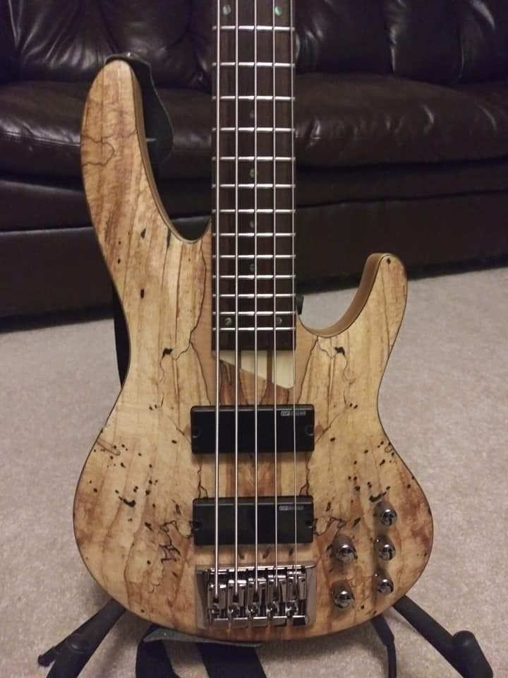 ESP LTD B-206SM Spalted Maple 6-String Bass Guitar, Natural Satin customer photo 1