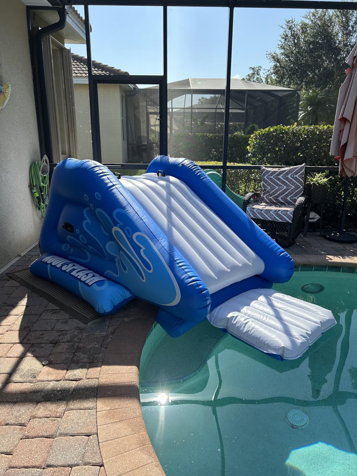INTEX Kool Splash Inflatable Water Slide for Swimming Pool Fun | 58849EP - Blow Up Play Center with Sprinkler for Kids Ages 6 and Up customer photo 1