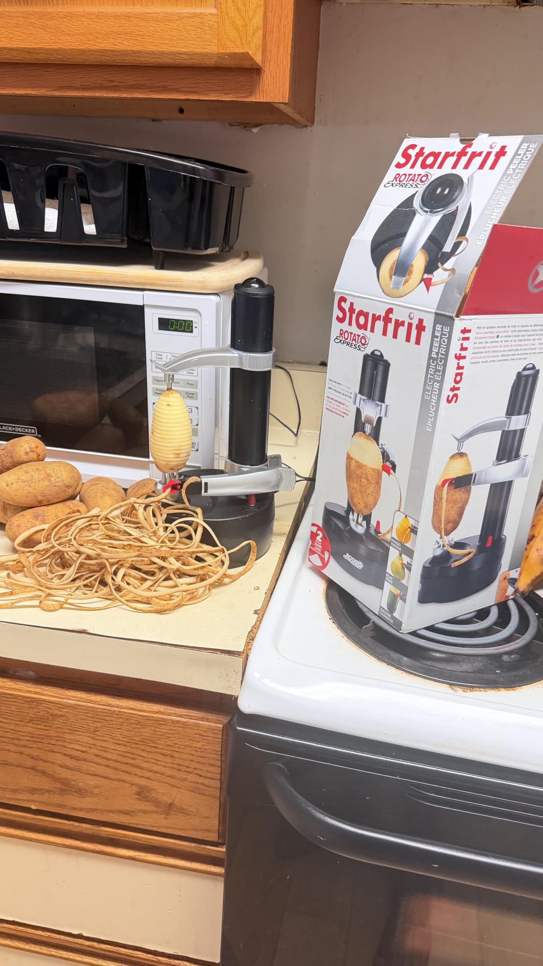 Starfrit Rotato Express Electric Peeler for Potatoes, Fruits & Vegetables customer photo 2