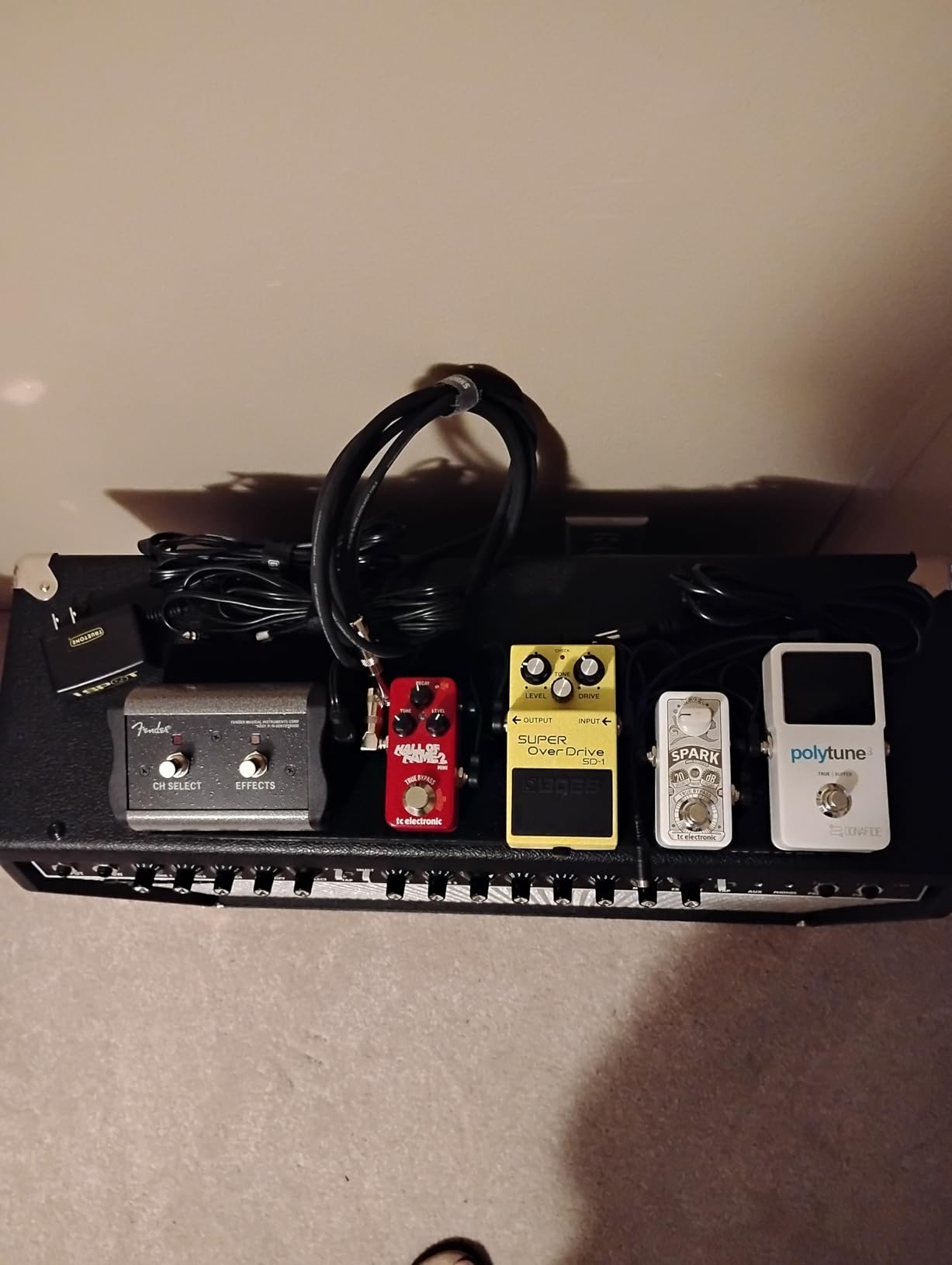 BOSS SD-1 SUPER Overdrive Compact Overdrive Pedal customer photo 1