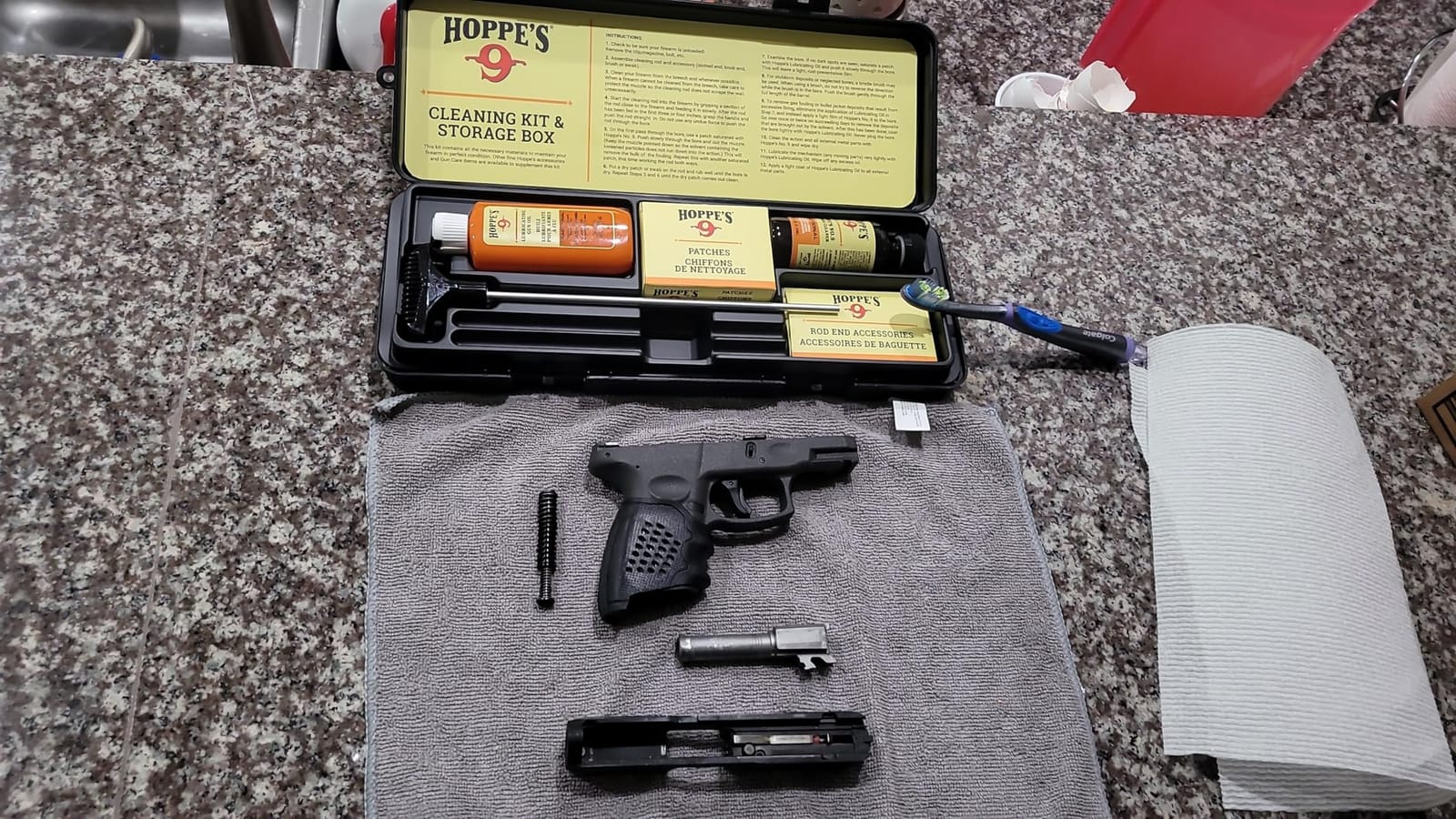 Hoppe's No. 9 Cleaning Kit with Aluminum Rod, .38/.357, 9mm, Box customer photo 2