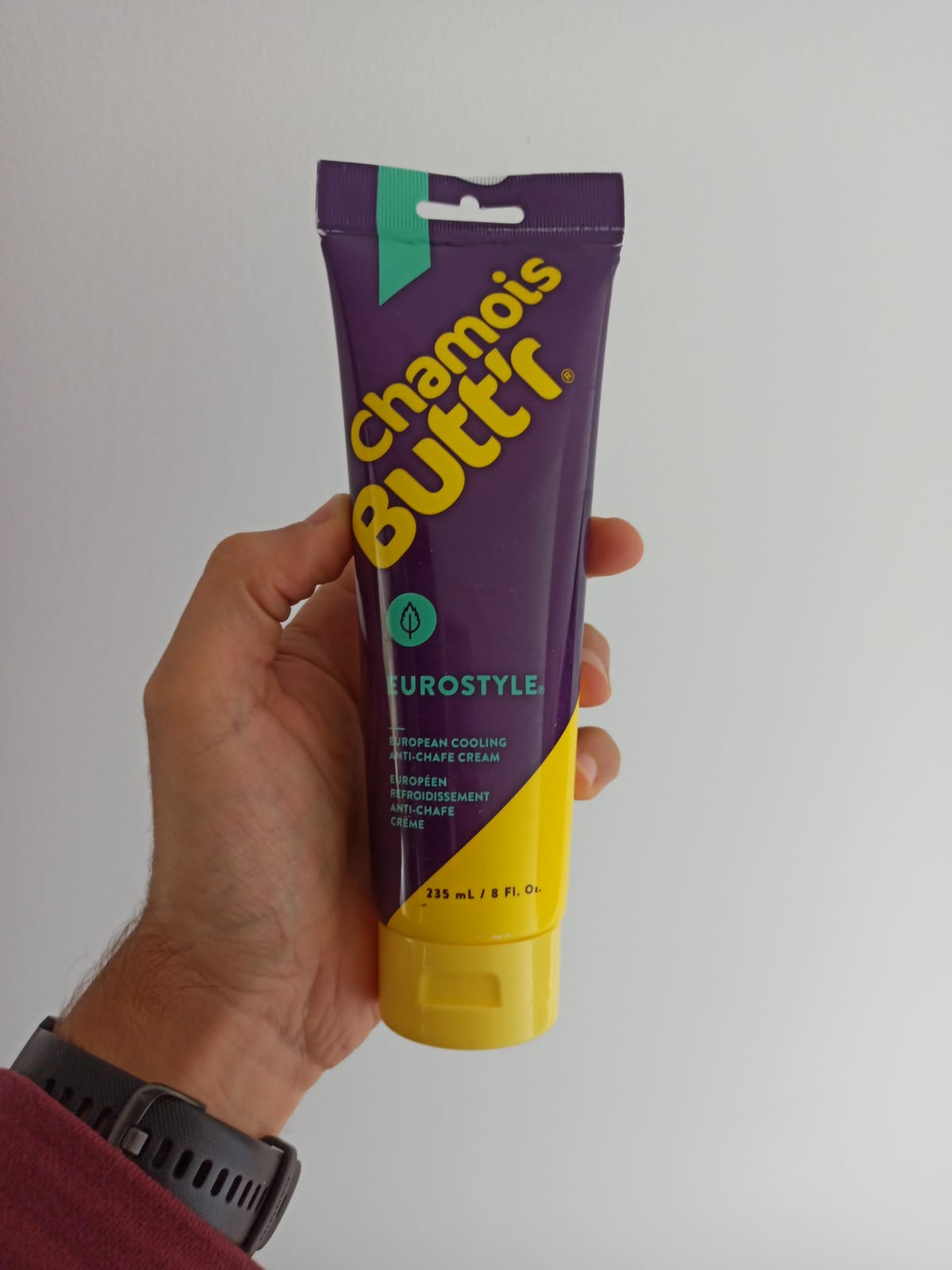 Chamois Butt'r Eurostyle Anti-Chafe Cream for Road, Gravel, Mountain Bike, 8 ounce jar, Cycling Plastic customer photo 1