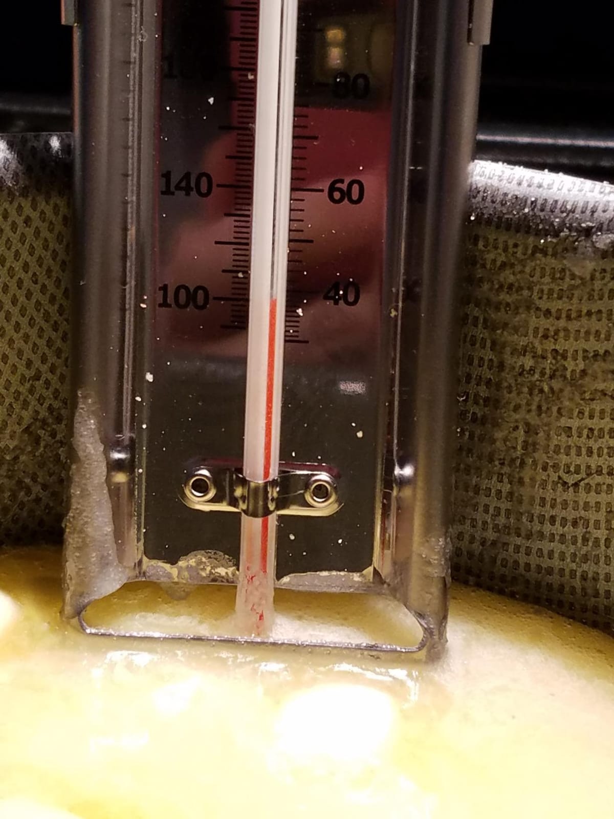 Polder Candy Thermometer, Stainless Steel Cooking Thermometer with Pot Clip, for Jam, Syrup, Jelly, Yogurt, and Deep Fry, 12