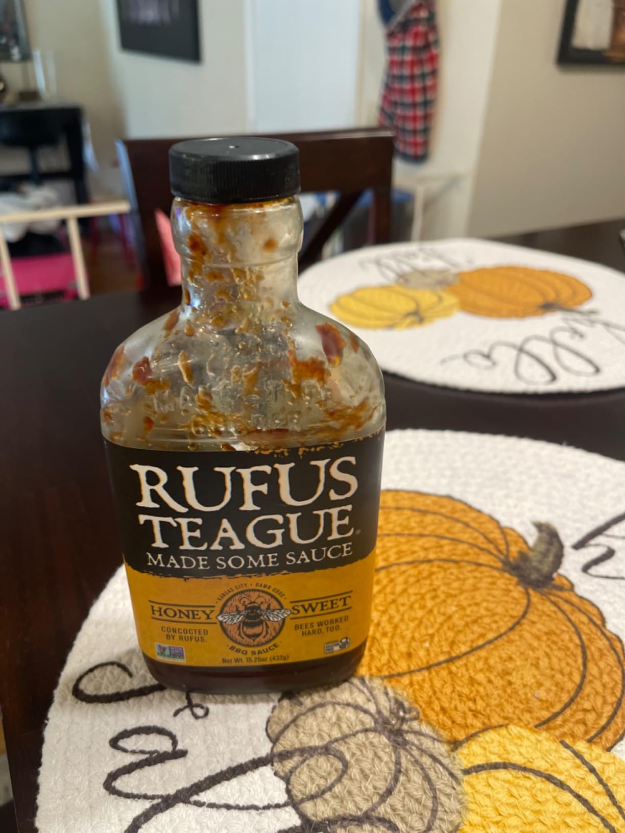 Rufus Teague Honey Sweet BBQ Sauce, Non-GMO, Gluten-Free, 15.25 oz customer photo 2