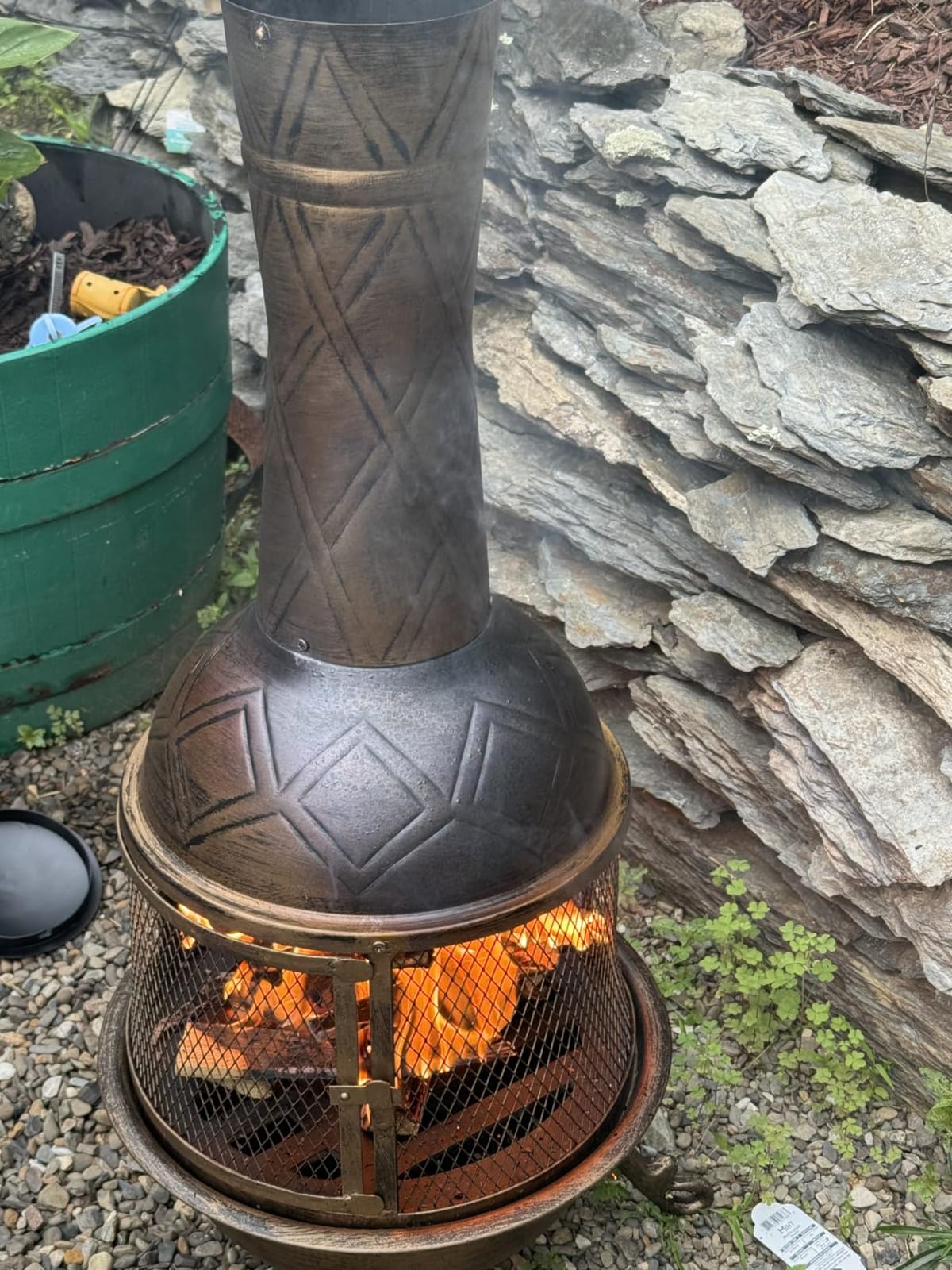Oakland Living Elite Chimenea customer photo 2