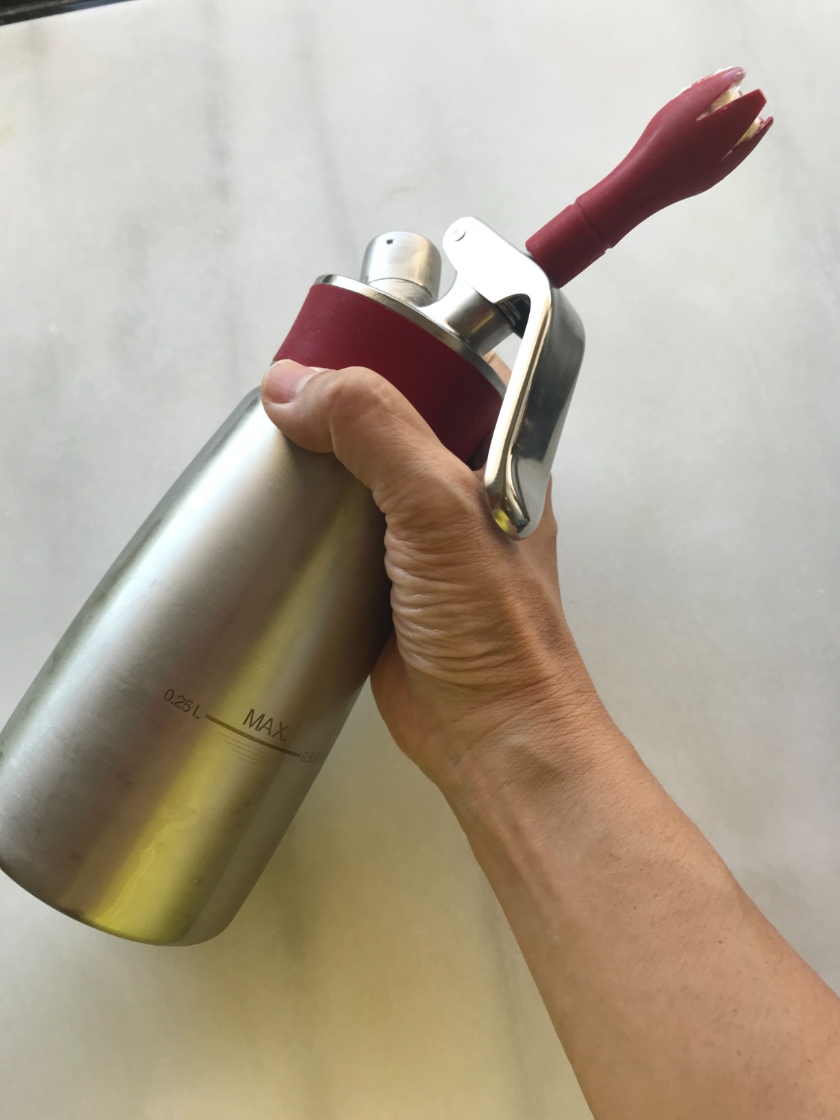 iSi Gourmet Whip 1 Pint Stainless Steel Cream Whipper - Dishwasher Safe Professional Culinary Tool customer photo 1