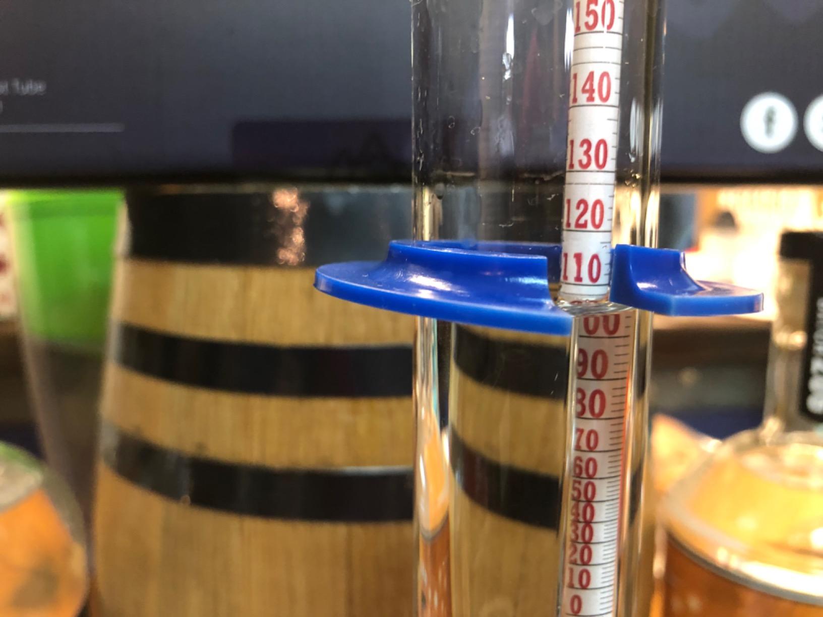 Hydrometer Alcohol Meter Test Kit: Distilled Alcohol American-Made 0-200 Proof Pro Series Traceable Alcoholmeter Tester Set with Glass Jar for Proofing Distilled Spirits - Made in America customer photo 1