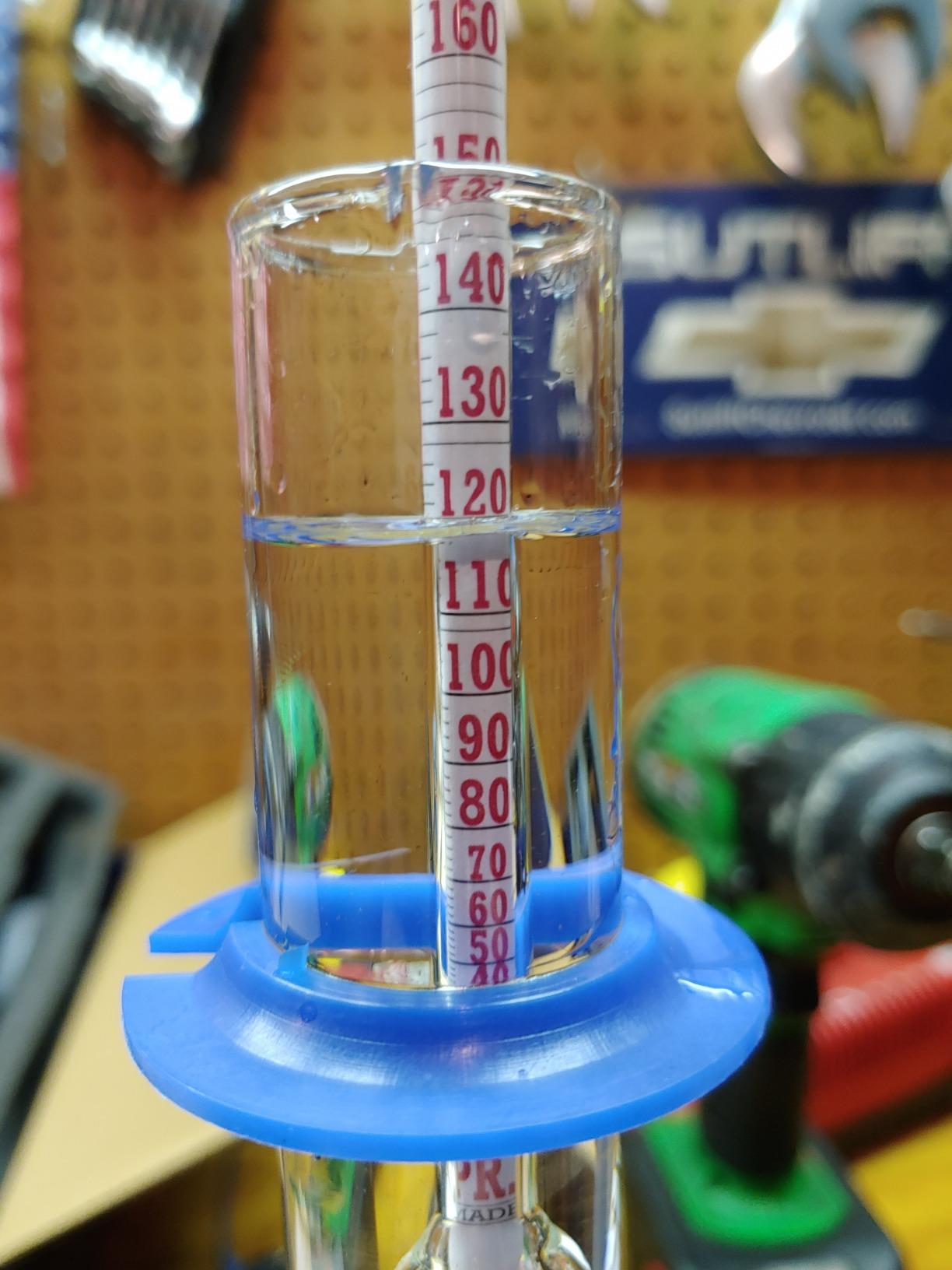 Hydrometer Alcohol Meter Test Kit: Distilled Alcohol American-Made 0-200 Proof Pro Series Traceable Alcoholmeter Tester Set with Glass Jar for Proofing Distilled Spirits - Made in America customer photo 2