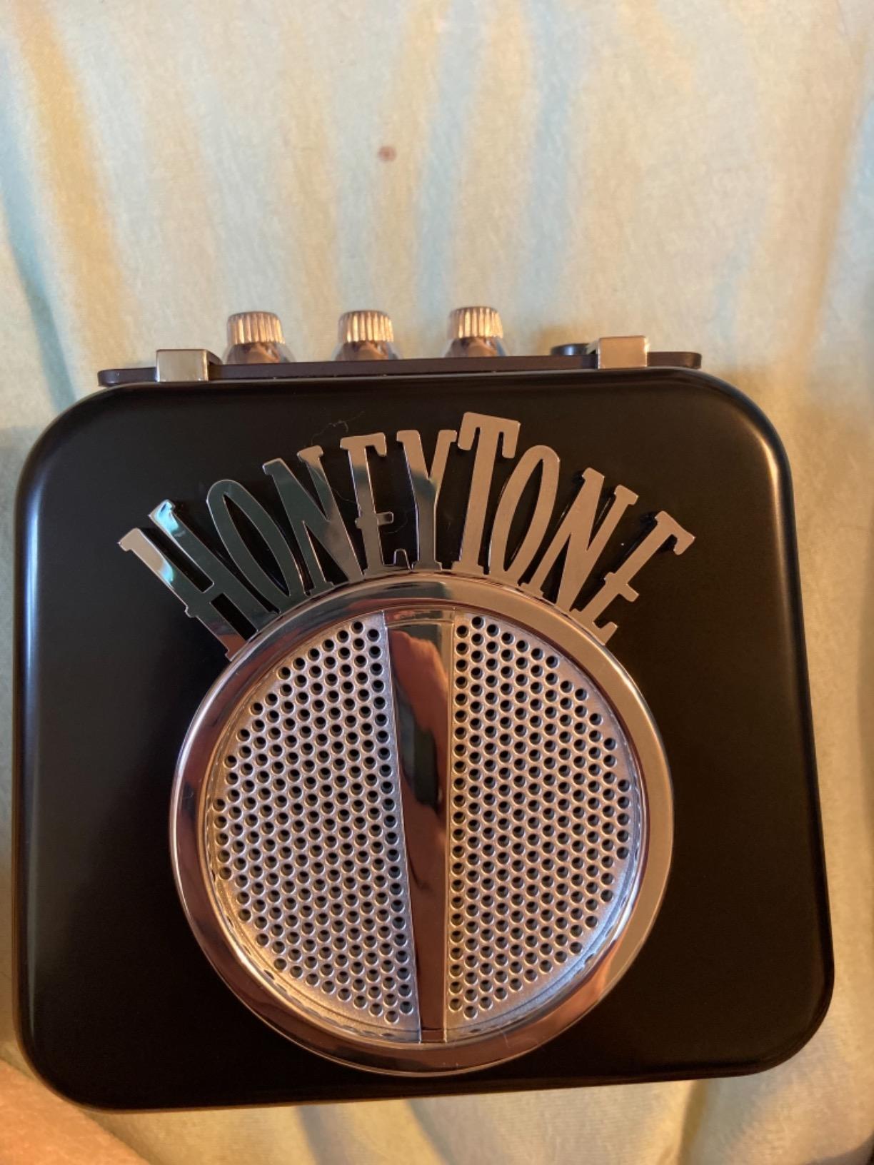 Danelectro Honeytone N-10 Guitar Mini Amp, Black with belt clip customer photo 1