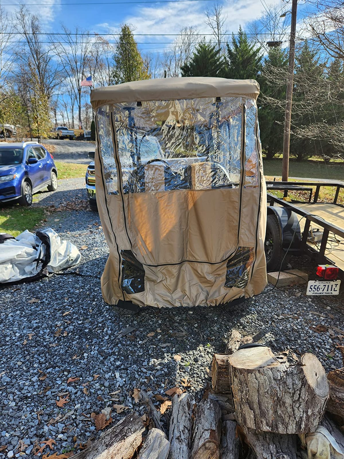 Formosa Covers 4 Passenger Golf Cart Enclosure 80