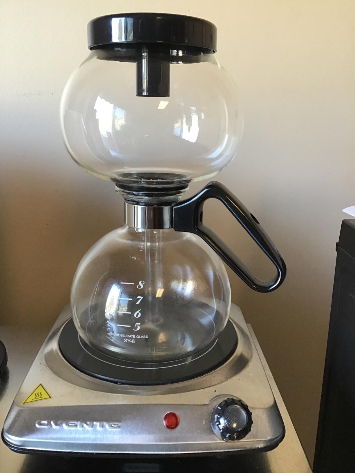 Yama Glass 8-Cup Stovetop Siphon Coffee Maker, 24 Oz Vacuum Brew, Heat-Resistant Borosilicate Glass customer photo 2