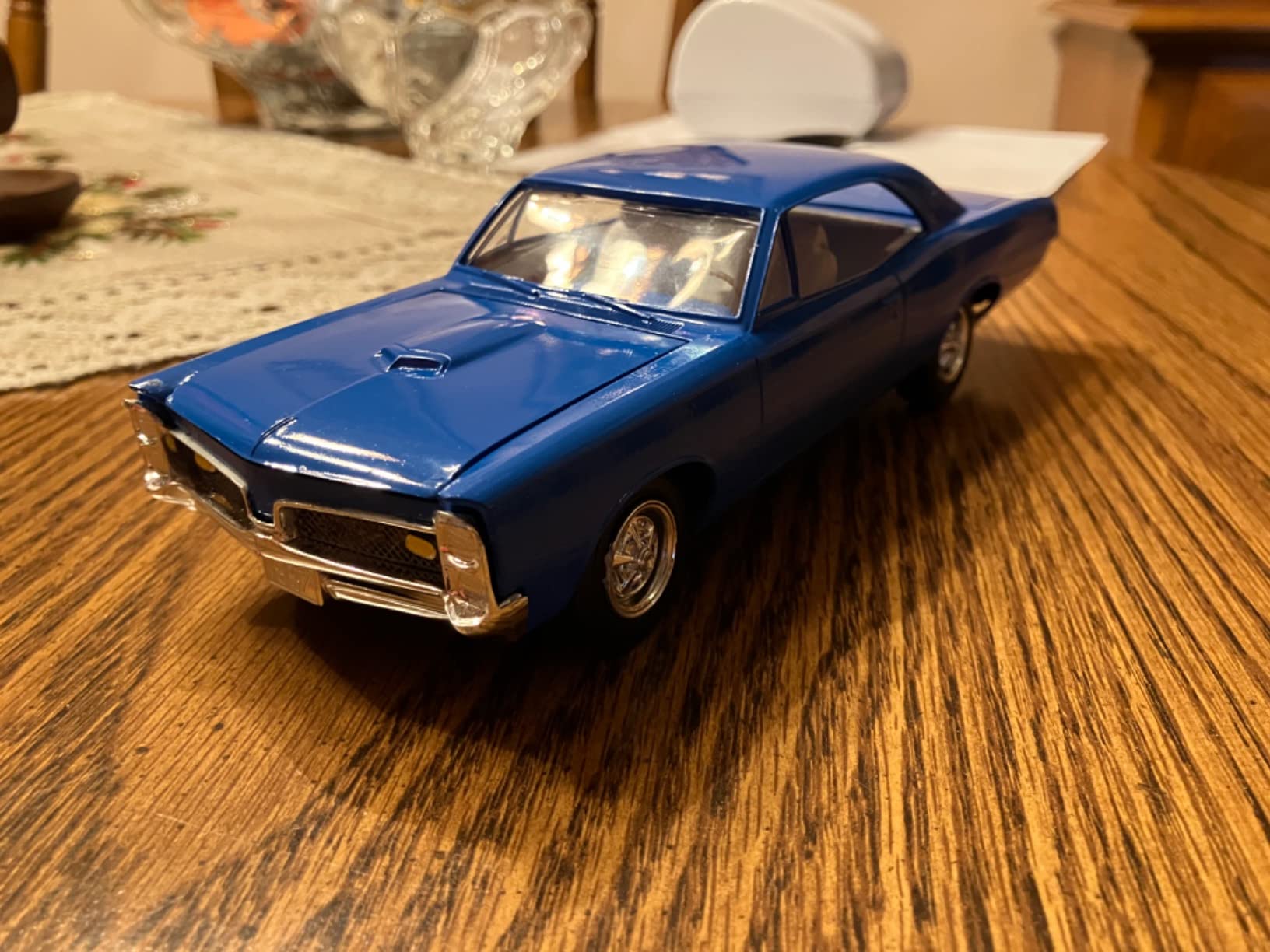 MPC: 1:25 Scale Model Kit - 1967 Pontiac GTO - Blue, 85+ Parts - Skill Level 2, Authentic Vehicle Building Kit, Replica Classic Car, Age 14+ customer photo 2