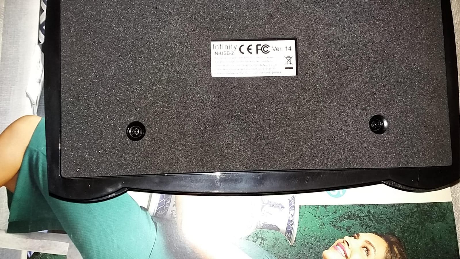 Infinity 3 USB Foot Pedal Control with Computer Plug In, one unit customer photo 1