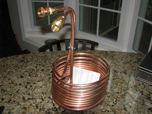 Copper Coil Immersion Chiller 25 Feet Length customer photo 1