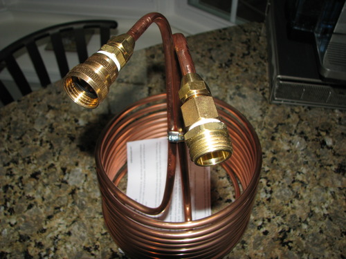 Copper Coil Immersion Chiller 25 Feet Length customer photo 2