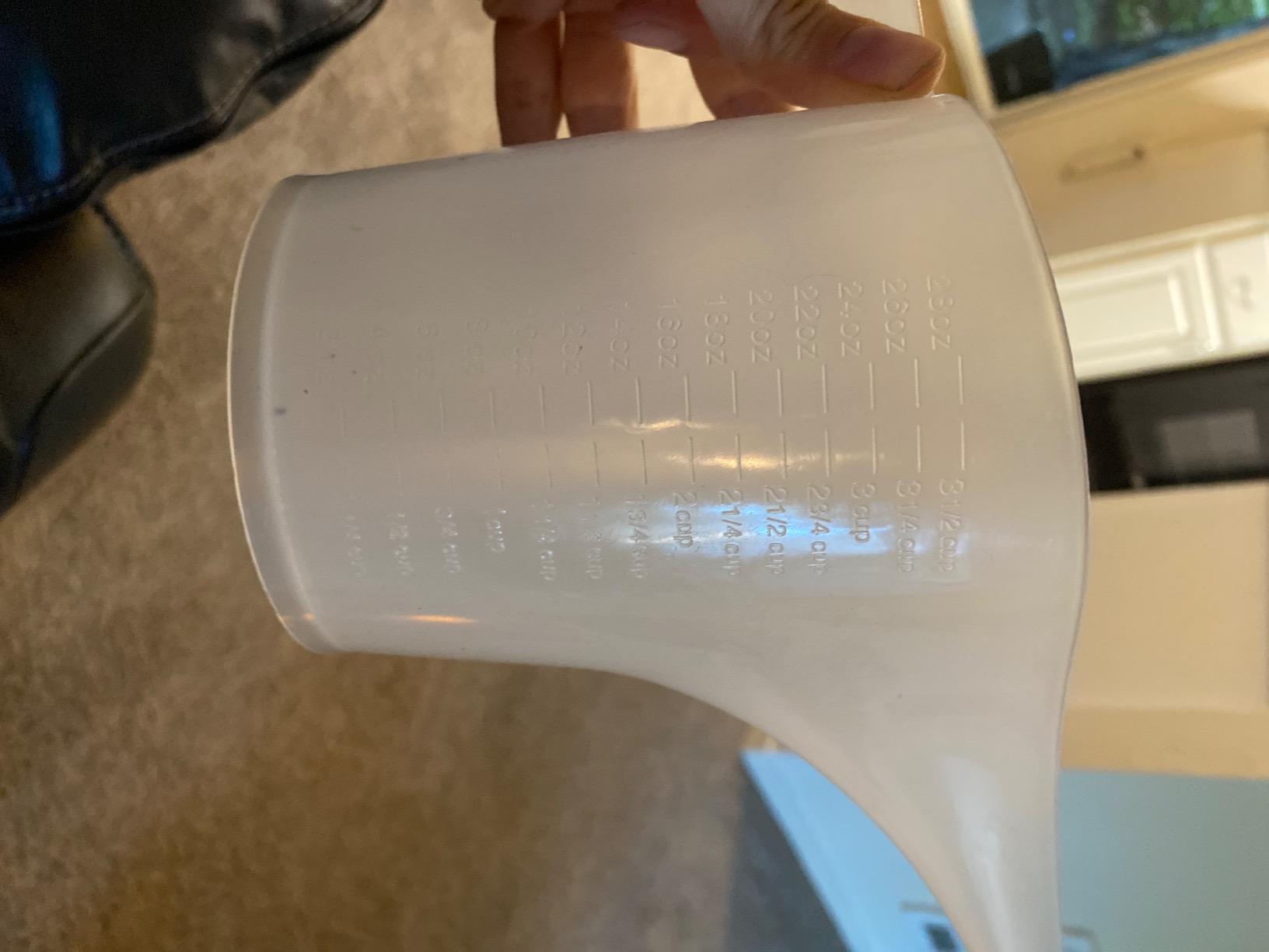 NORPRO Funnel Pitcher, 3.5-Cup,White customer photo 2