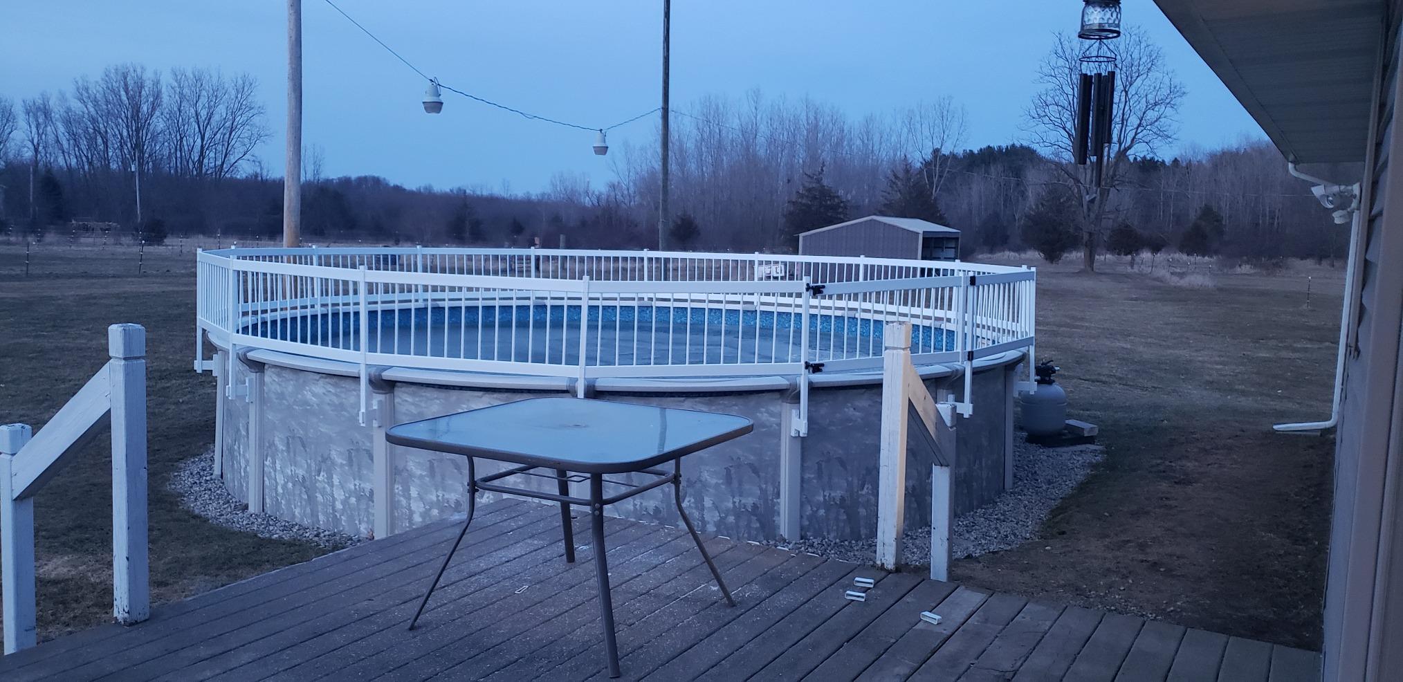 Blue Wave Above Ground Pool Fence Base Kit A, 8 Sections customer photo 1
