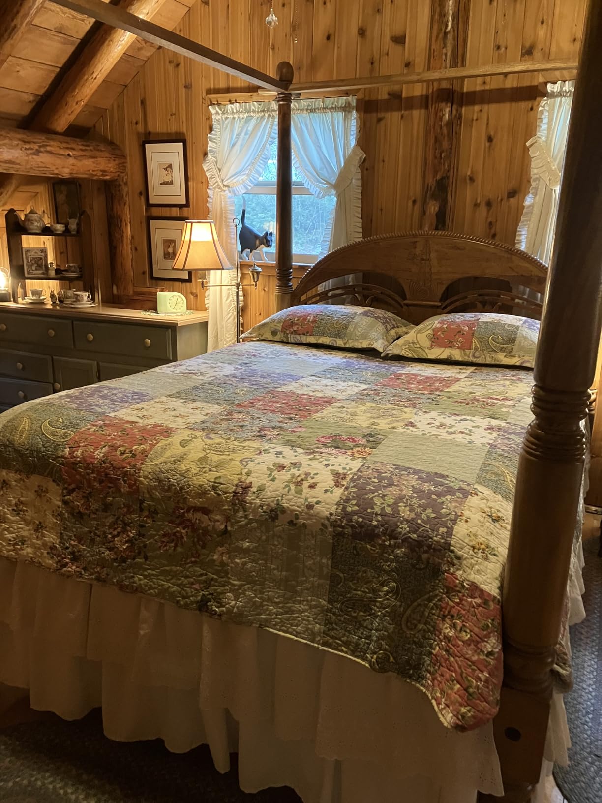 Greenland Home Blooming Prairie 100% Cotton Authentic Patchwork Reversible Quilt Set, 3-Piece Full/Queen customer photo 2