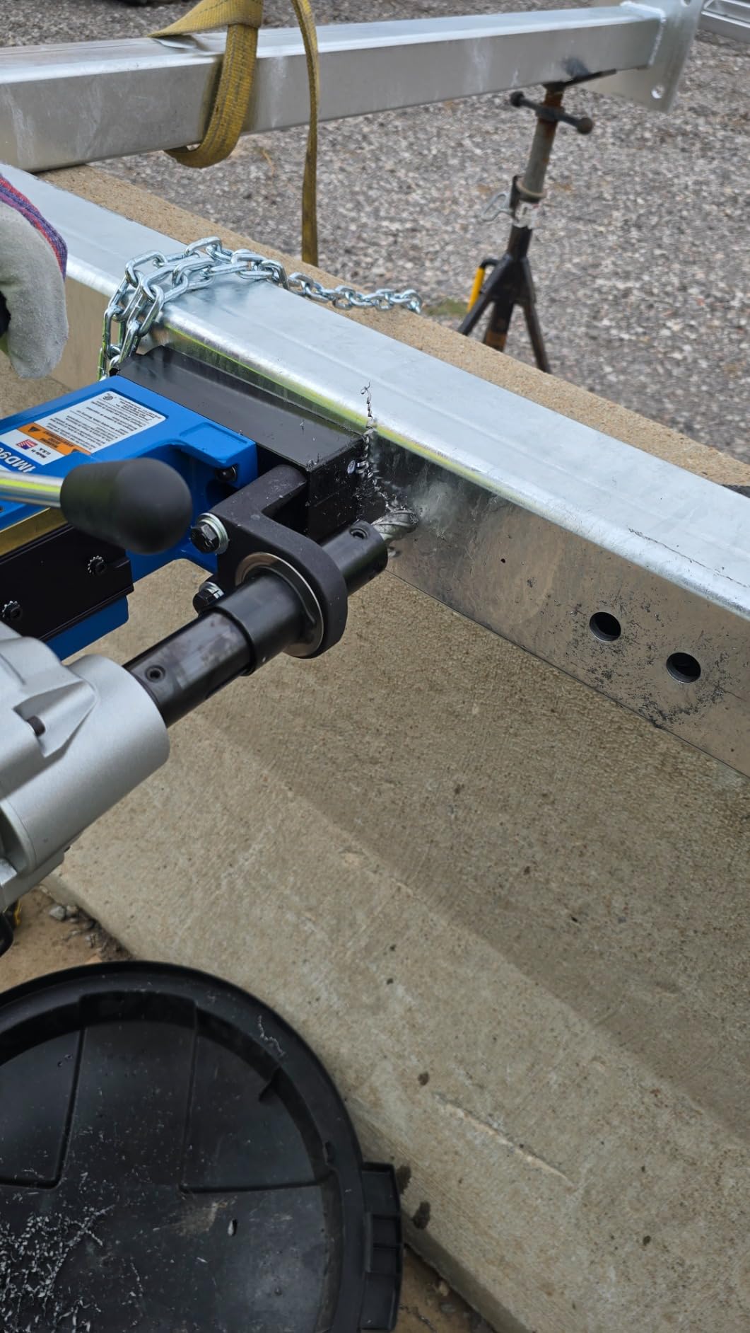 Hougen HMD904 115-Volt Magnetic Drill customer photo 1