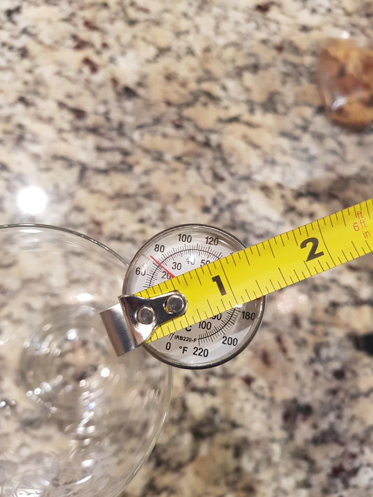 CDN ProAccurate® Instant Read Beverage Frothing Thermometer with Clip for Precise Temperature Measurement, 5