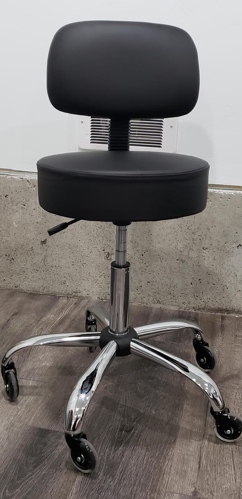 Boss Office Products Be Well Medical Spa Drafting Stool with Back, Black customer photo 2