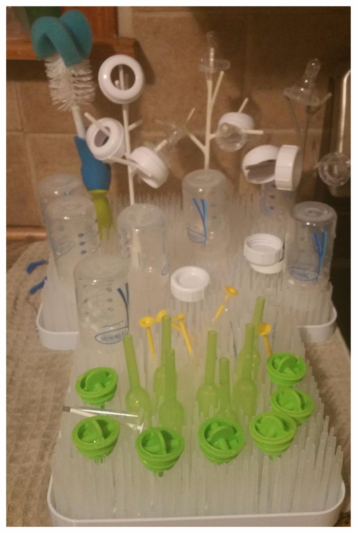 Boon Lawn Countertop Baby Bottle Drying Rack - Spring Green - 13.5x11x2.5 customer photo 2