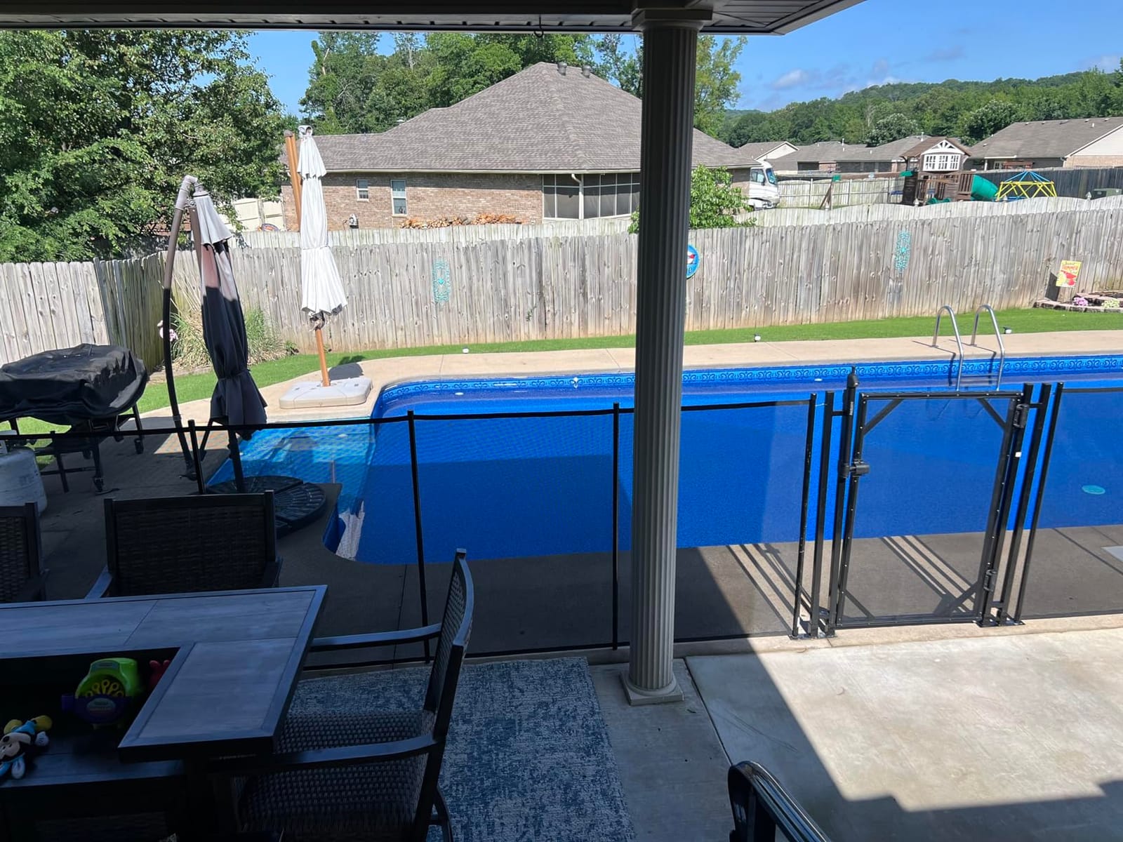 Safety Fence for In Ground Pool Size: 5', Black customer photo 1