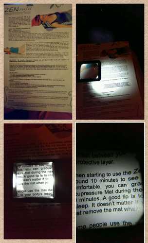 Carson MiniBrite LED Lighted Slide-Out Aspheric Magnifier with Protective Sleeve (PO-55), 5X, Gray customer photo 2