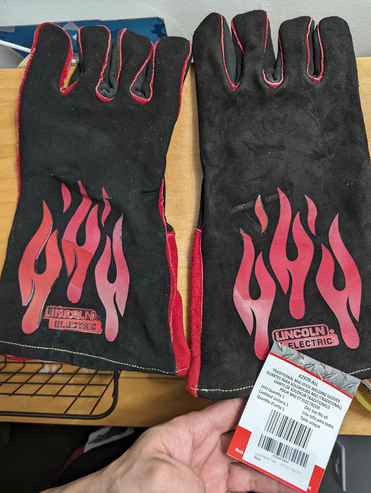 Lincoln Electric Traditional MIG/Stick Welding Gloves | 14