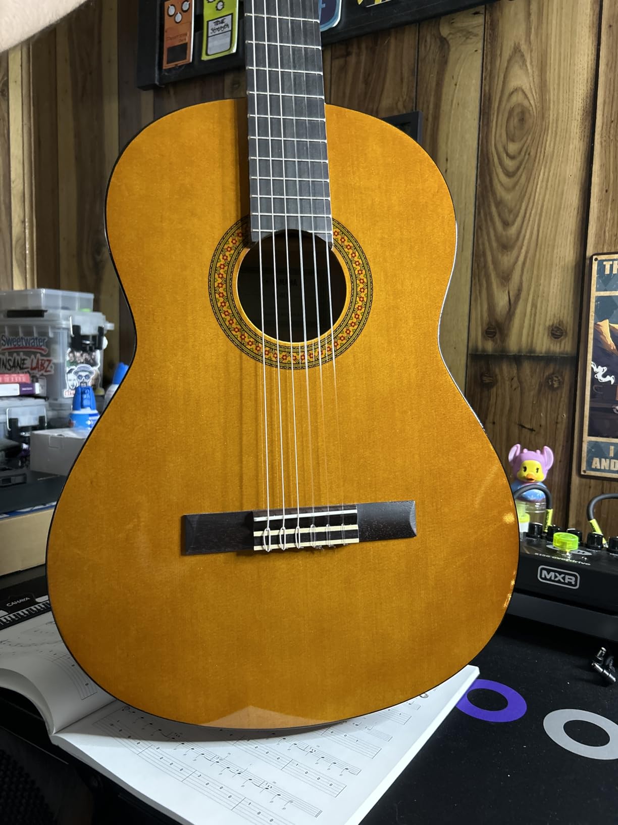 Yamaha C40II Classical Guitar, Full Size With Rosewood Fingerboard and Bridge, Natural customer photo 1