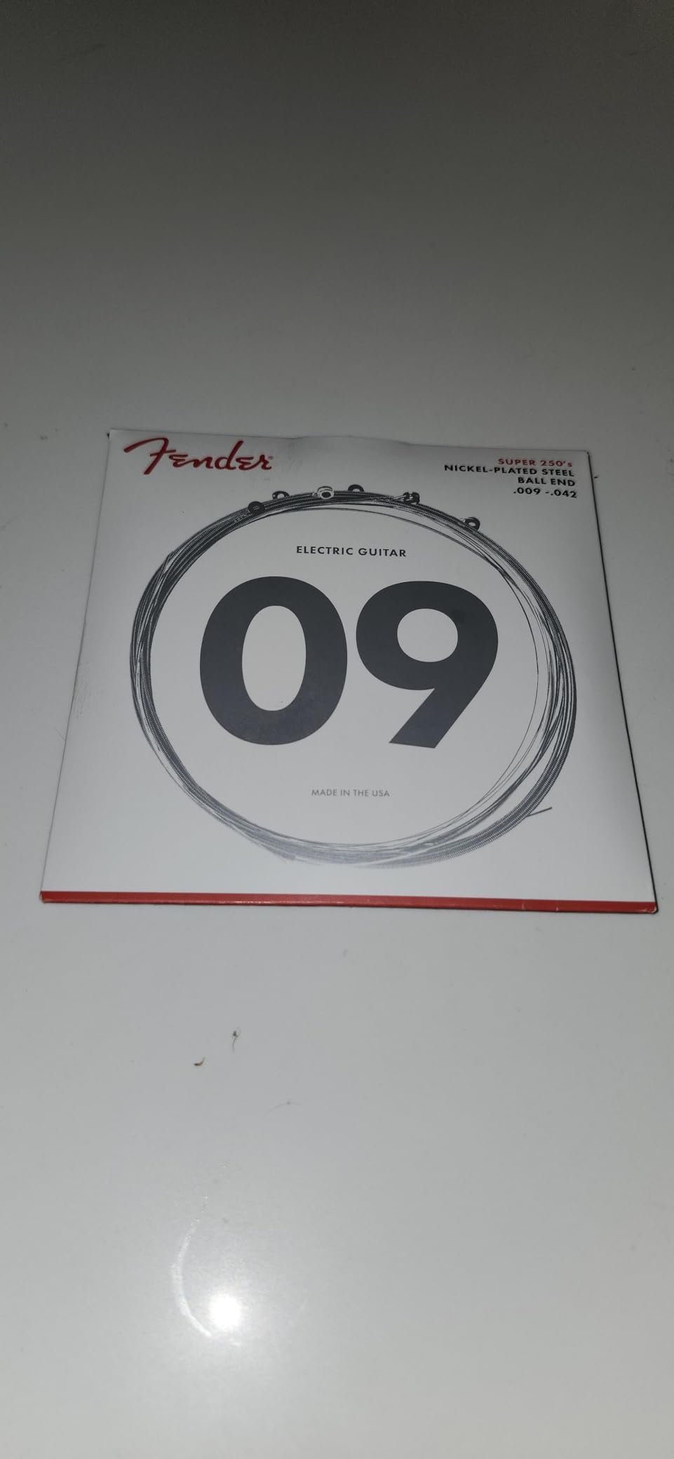 Fender Super 250 Electric Guitar Strings, Nickel Plated Steel, Ball End, 250L .009-.042, 3-Pack customer photo 1