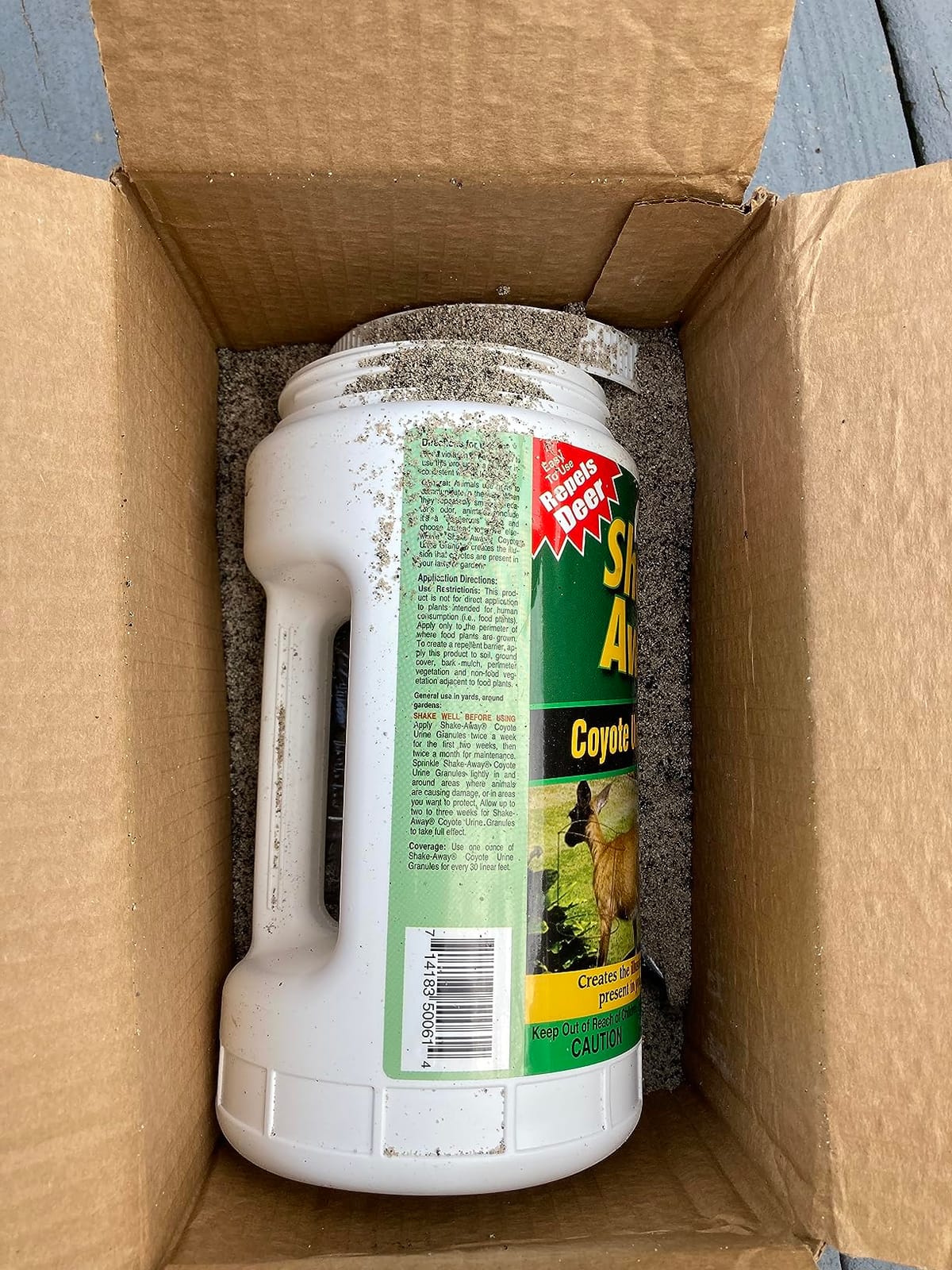 Shake Away 5006158 Deer Repellent Granules, 5-Pound, Natural customer photo 1