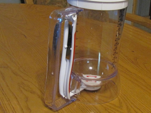 Norpro 1013 Batter Dispenser Clear/Red, 4 cup customer photo 2