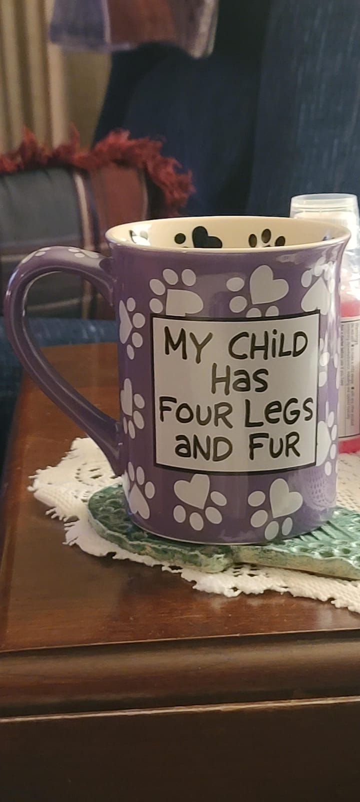 Enesco 4026112 Our Name is Mud “Dog Mom” Stoneware Mug, 16 oz., Multicolor customer photo 2