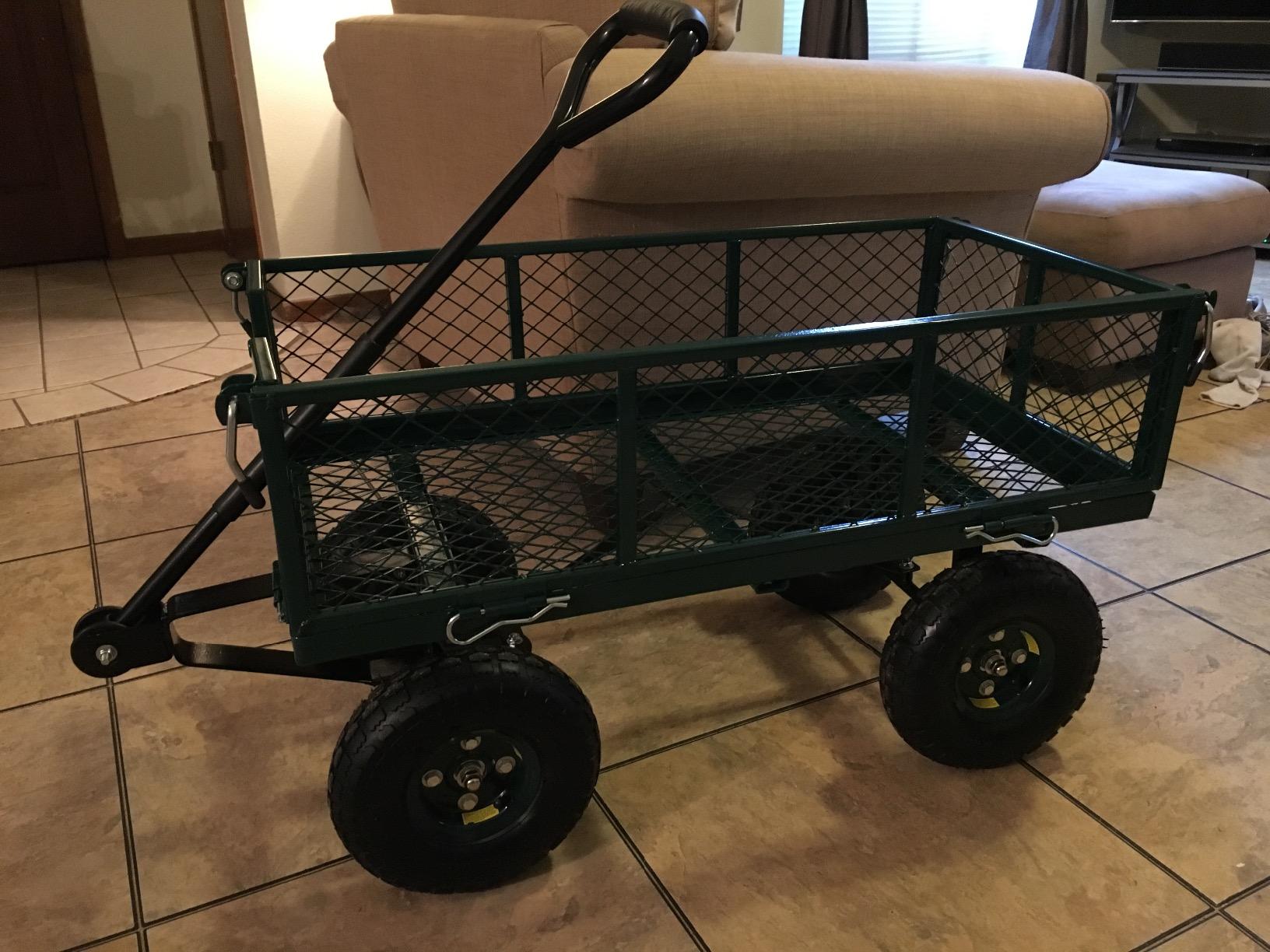 Sandusky Lee CW3418 Muscle Carts Steel Utility Garden Wagon, 400 lb. Load Capacity, 21-3/4