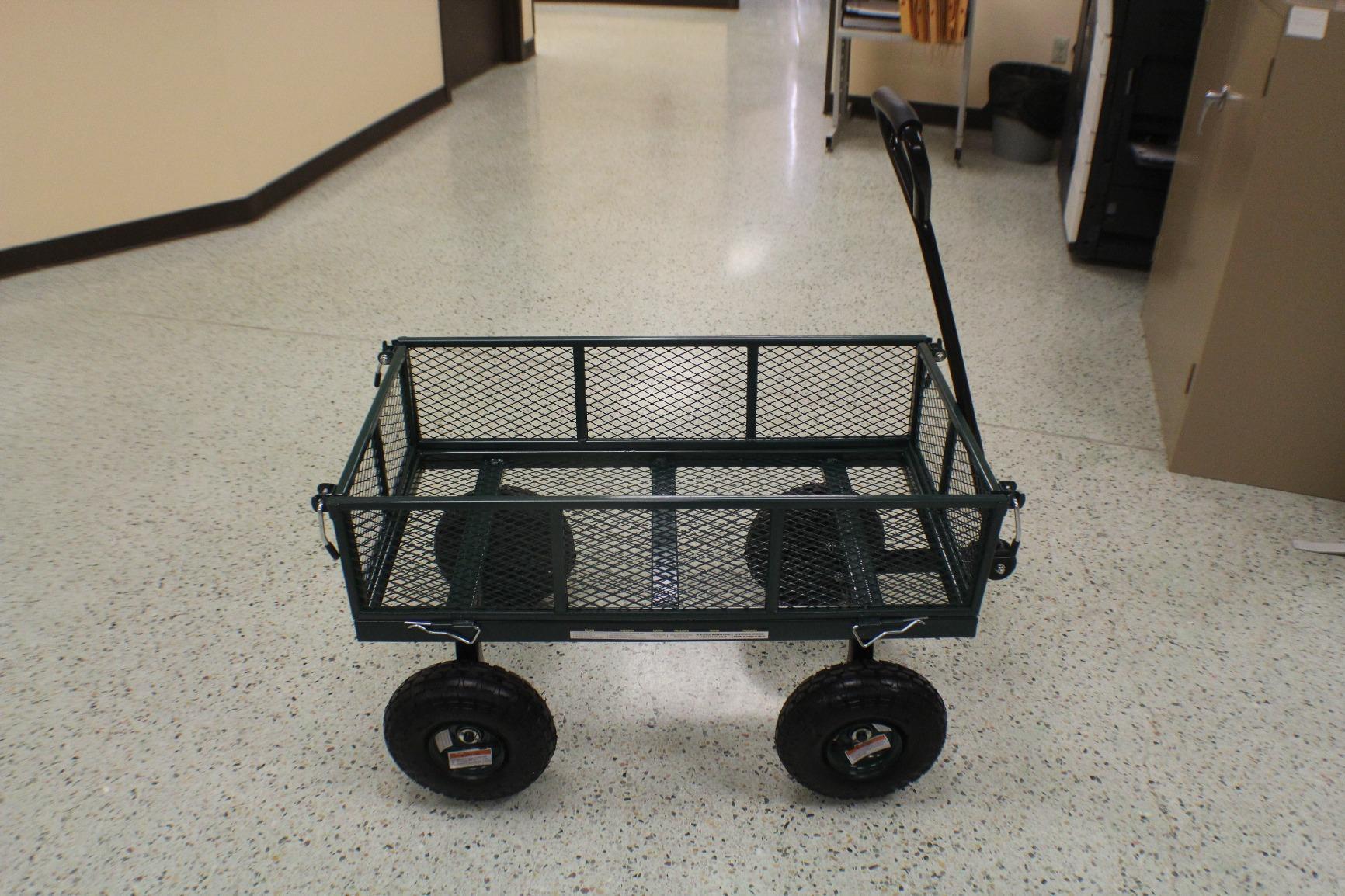 Sandusky Lee CW3418 Muscle Carts Steel Utility Garden Wagon, 400 lb. Load Capacity, 21-3/4
