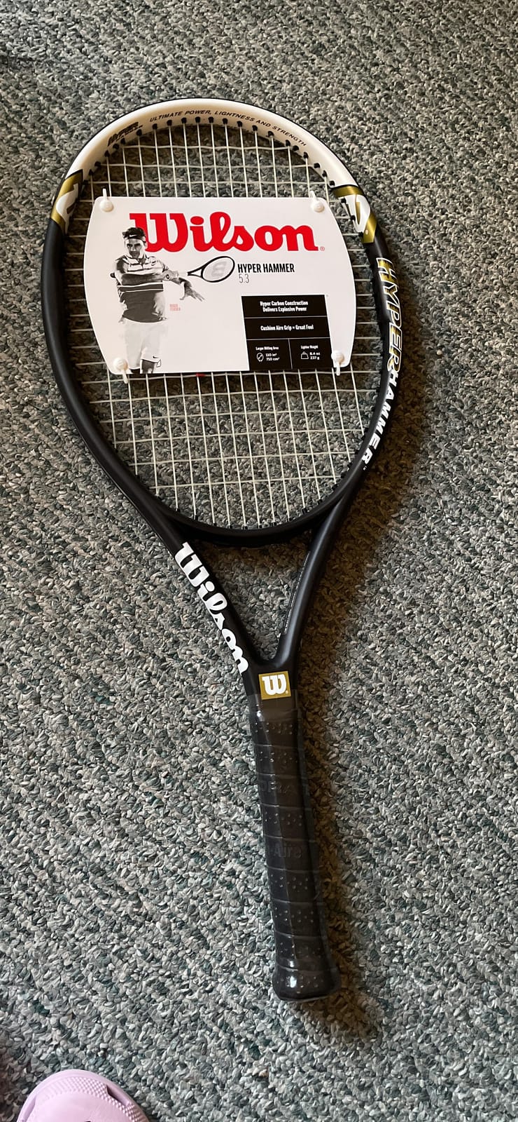 Wilson Hyper Hammer 5.3 Adult Recreational Tennis Rackets customer photo 2