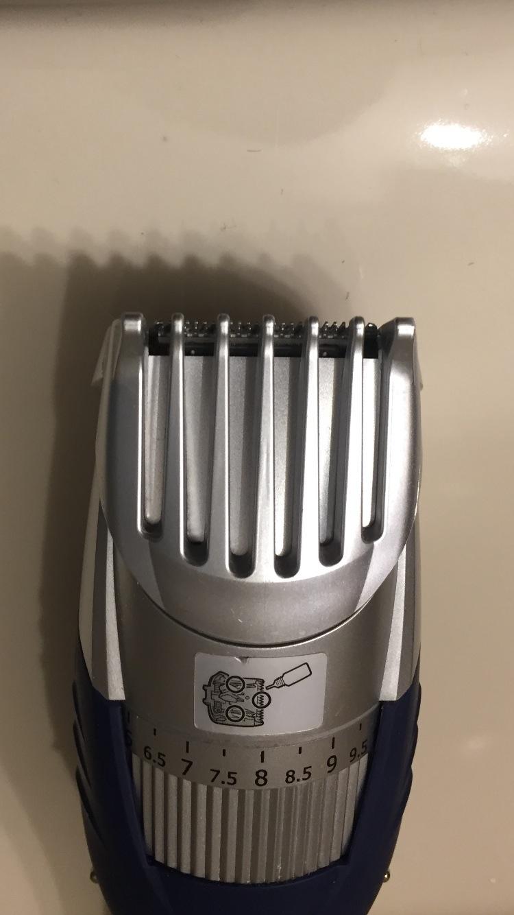 Panasonic Cordless Men's Beard Trimmer with Precision Dial, Adjustable 19 Length Setting, Rechargeable Battery, Washable - ER-GB40-S (Blue) customer photo 2