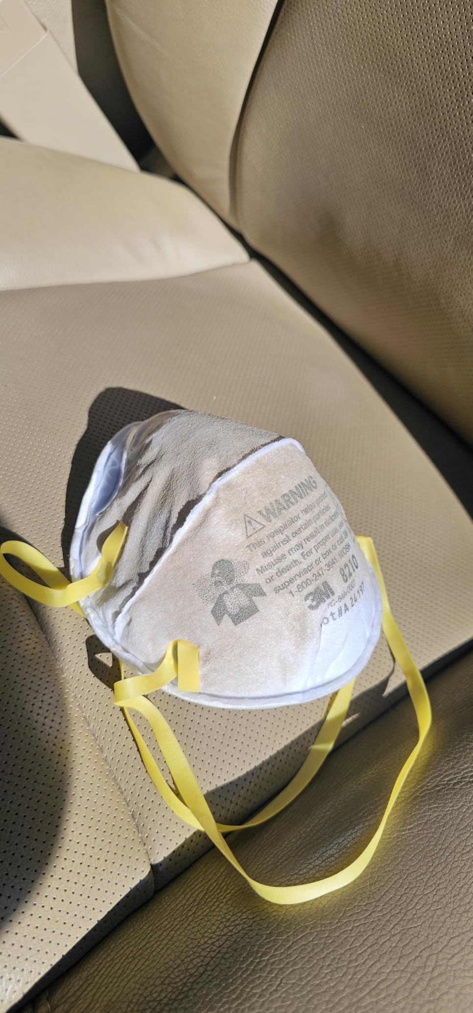 3M Particulate Disposable Respirator 8210, N95, Pack of 20, NIOSH APPROVED customer photo 2