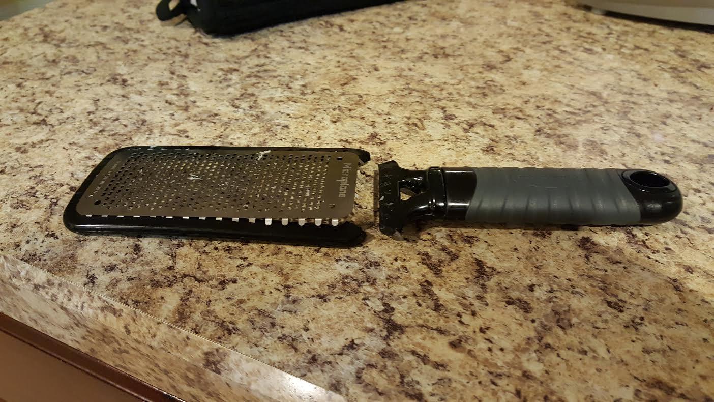 Microplane Home Series Fine Cheese Grater - Surgical Stainless Steel for Fine Grating (Black) customer photo 1