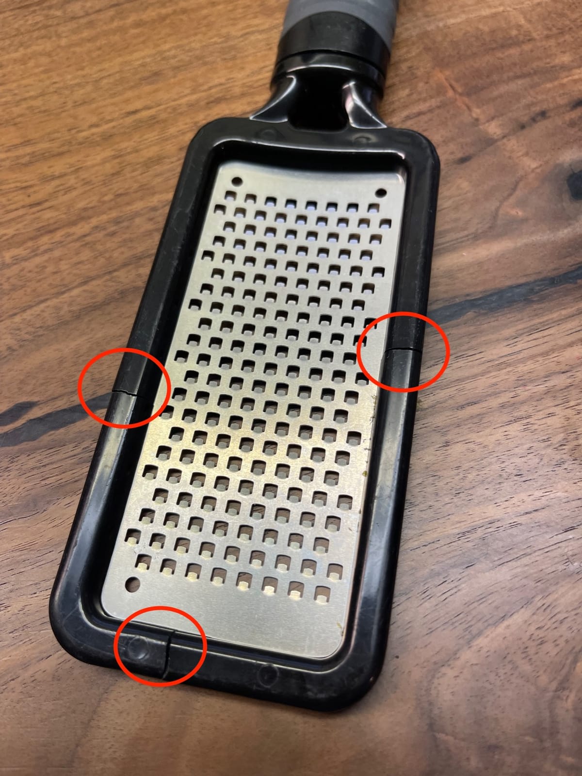 Microplane Home Series Fine Cheese Grater - Surgical Stainless Steel for Fine Grating (Black) customer photo 2