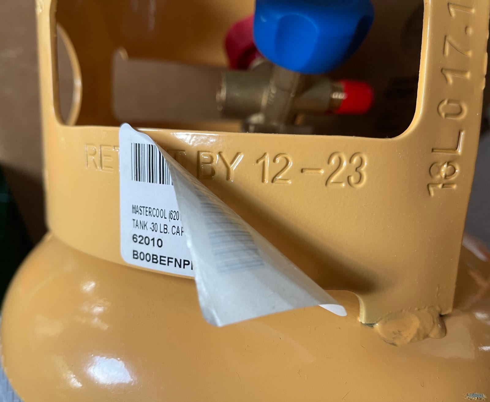 Mastercool 62010 30 lb Refrigerant Recovery Cylinder customer photo 2
