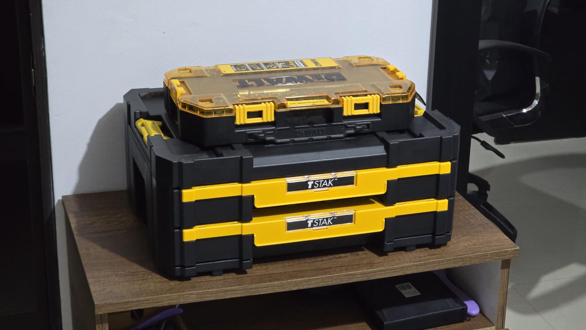 DEWALT TSTAK Tool Storage Organizer with Double Drawers, Holds Up to 16.5 lbs. (DWST17804) customer photo 2