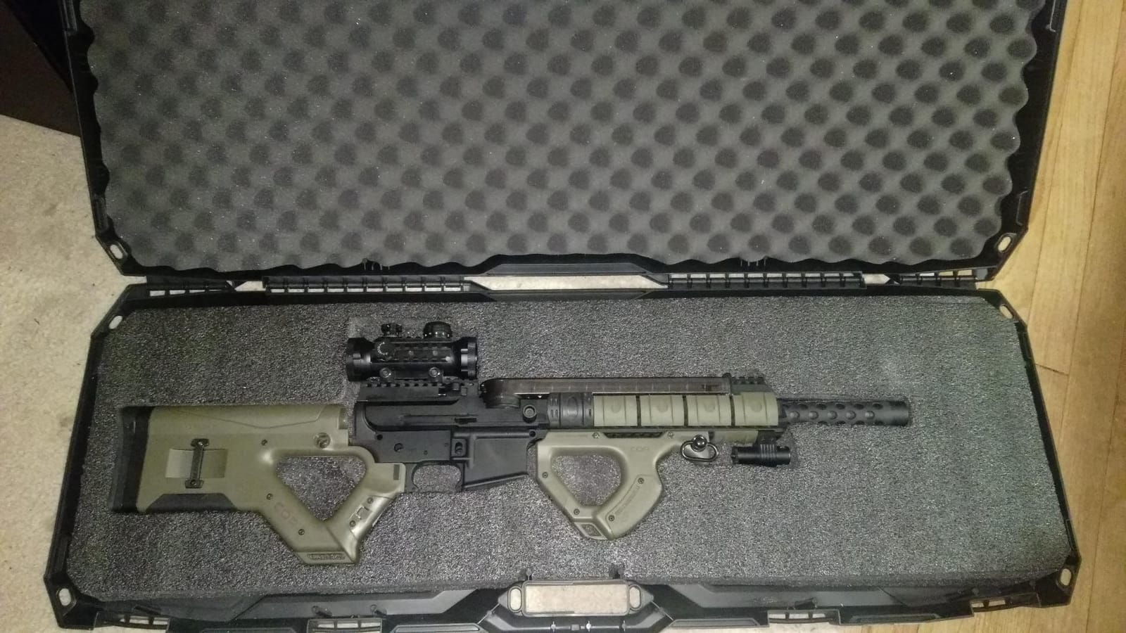 Flambeau Outdoors 40in Rifle Hard Case with Zerust Foam Lined Velcro Straps customer photo 1