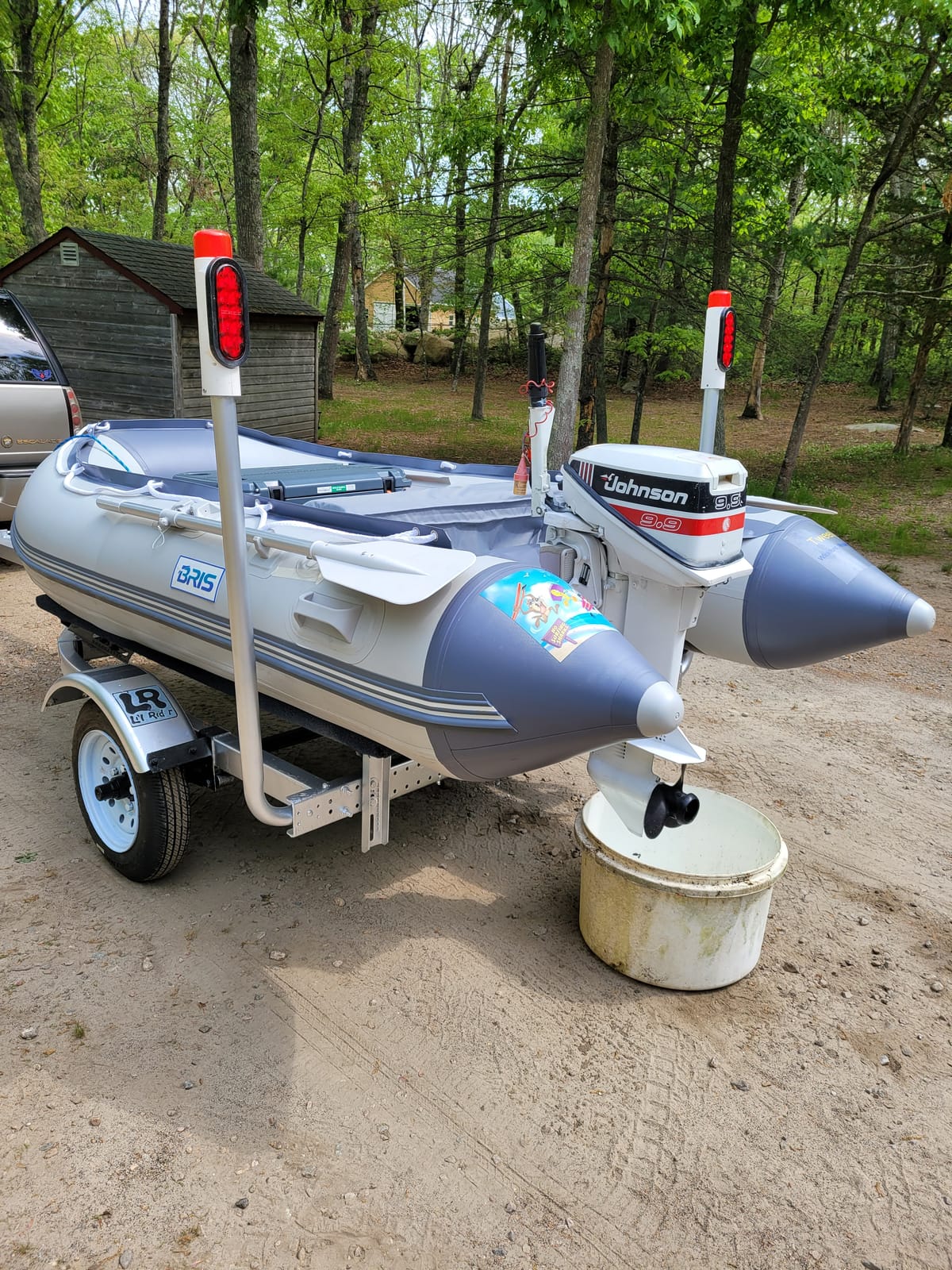 BRIS 9.8 ft Inflatable Boat Inflatable Dinghy Boat Yacht Tender Fishing Raft customer photo 1