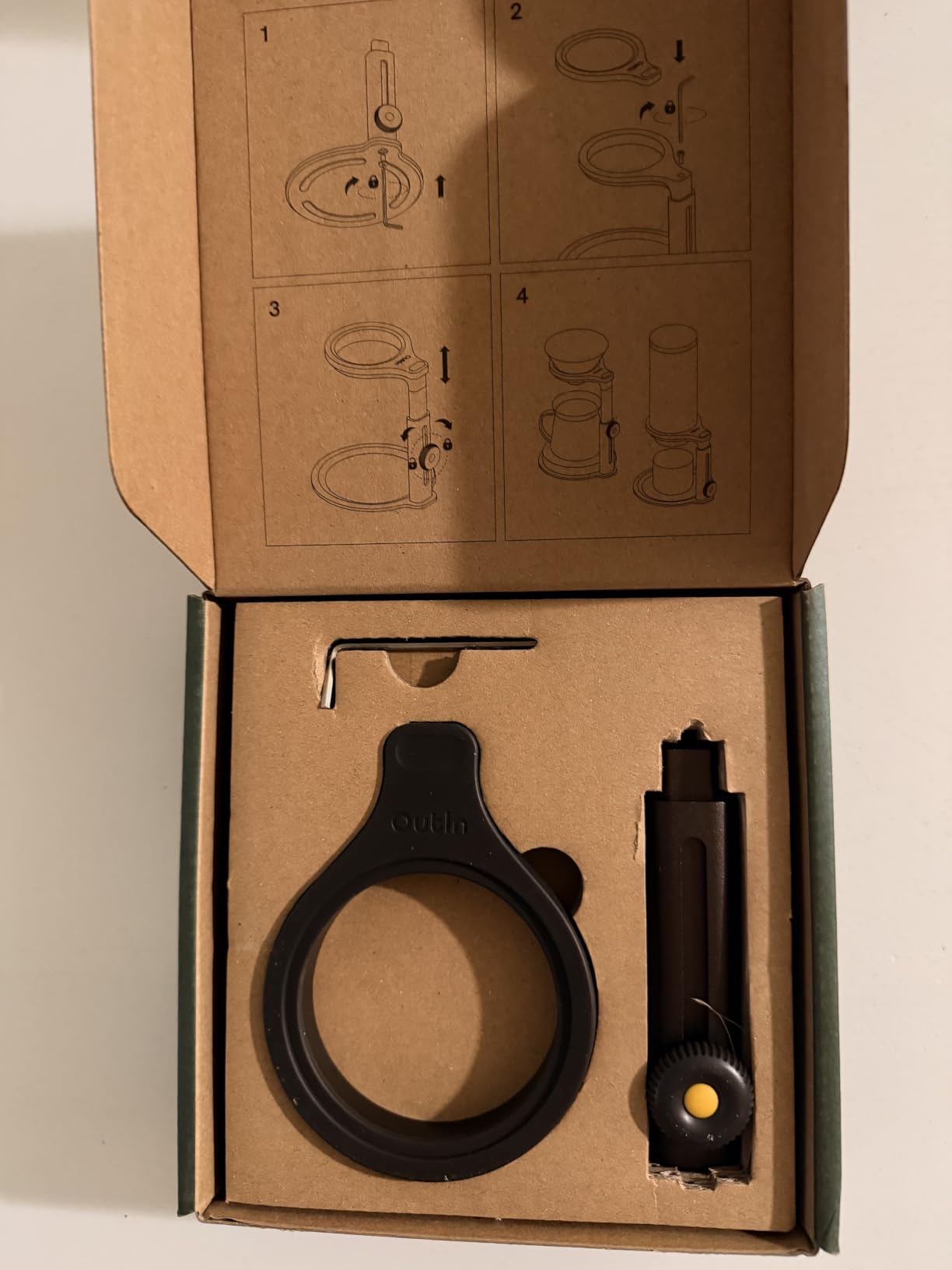OutIn Detachable Universal Coffee Stand with Cork Pad customer photo 1