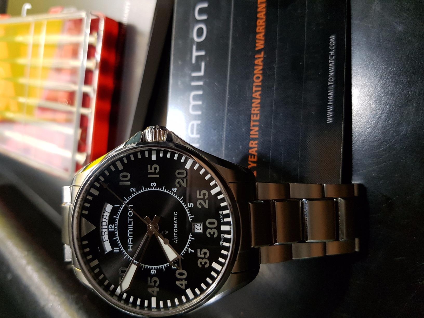 Hamilton Khaki Aviation Automatic Men's Watch, 42mm Stainless Steel Case customer photo 2