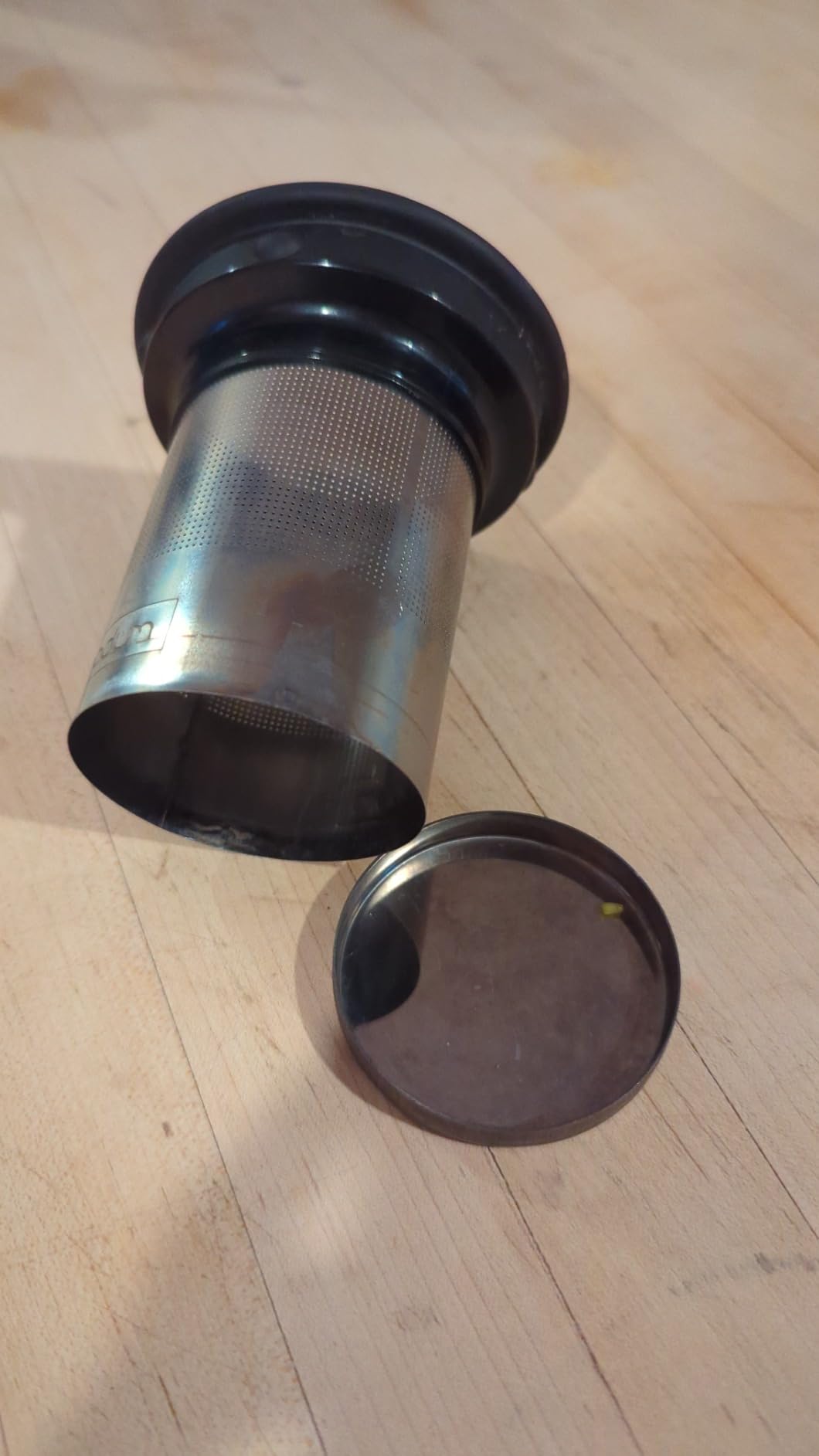 Bodum 34oz Assam Glass Tea Press with Stainless Steel Filter, Black Plastic Lid customer photo 1