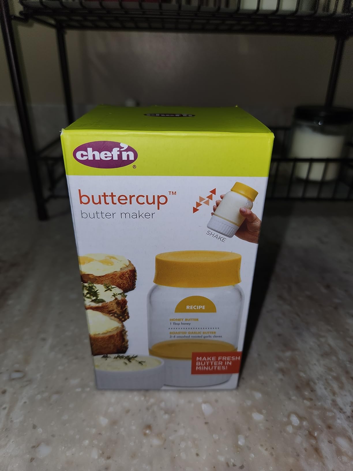 Chef'n 102-567-017 Buttercup Butter Maker, One Size, Lemon/Meringue customer photo 1